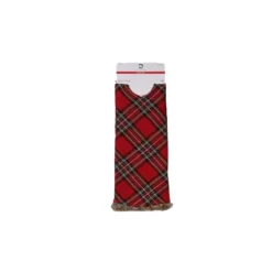 Coupon ❤️ 48" Red Plaid Tree Skirt with Fur by Ashland® 🤩 -Outlet Yuletide Joy Store 10672944 2