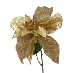 Buy ❤️ Metallic Gold Poinsettia Stem by Ashland® ⭐ -Outlet Yuletide Joy Store 10673368 2