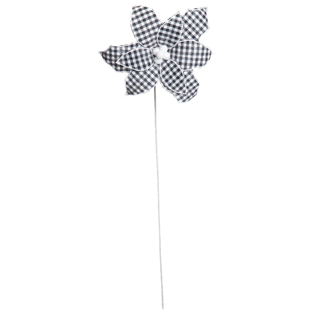 Flash Sale ❤️ Black & White Buffalo Check Poinsettia by Ashland® ✨ 3 Flash Sale ❤️ Black & White Buffalo Check Poinsettia by Ashland® ✨