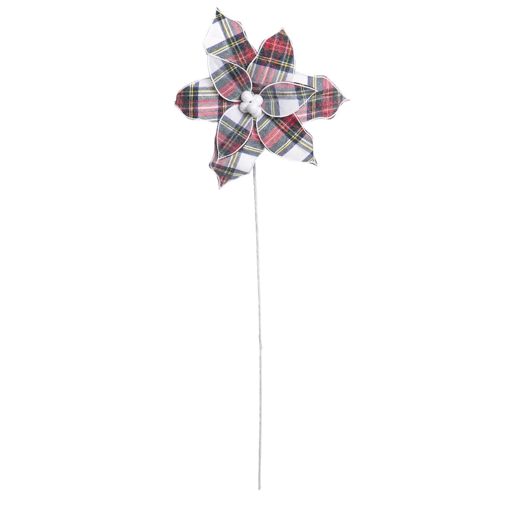 Coupon β Red, Green, & White Plaid Poinsettia Stem by Ashland® π 3 Coupon β Red, Green, & White Plaid Poinsettia Stem by Ashland® π