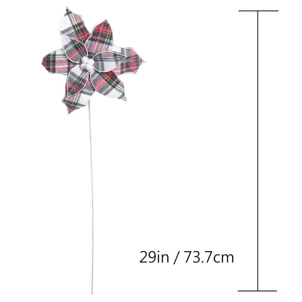 Coupon β Red, Green, & White Plaid Poinsettia Stem by Ashland® π 5 Coupon β Red, Green, & White Plaid Poinsettia Stem by Ashland® π - Image 3