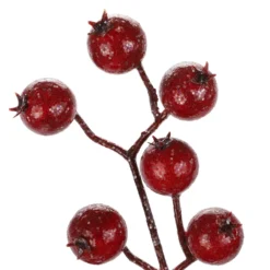 Flash Sale ❤️ Iced Red Rose Berry Stem by Ashland® 🥰 -Outlet Yuletide Joy Store 10673715 2