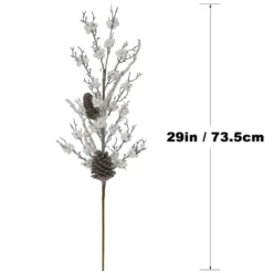 Best reviews of 🔔 Silver & White Berry & Pinecone Spray by Ashland® ⌛ -Outlet Yuletide Joy Store 10673725 3