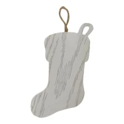 Outlet 👏 5" White Stocking Ornament by Michaels ✨