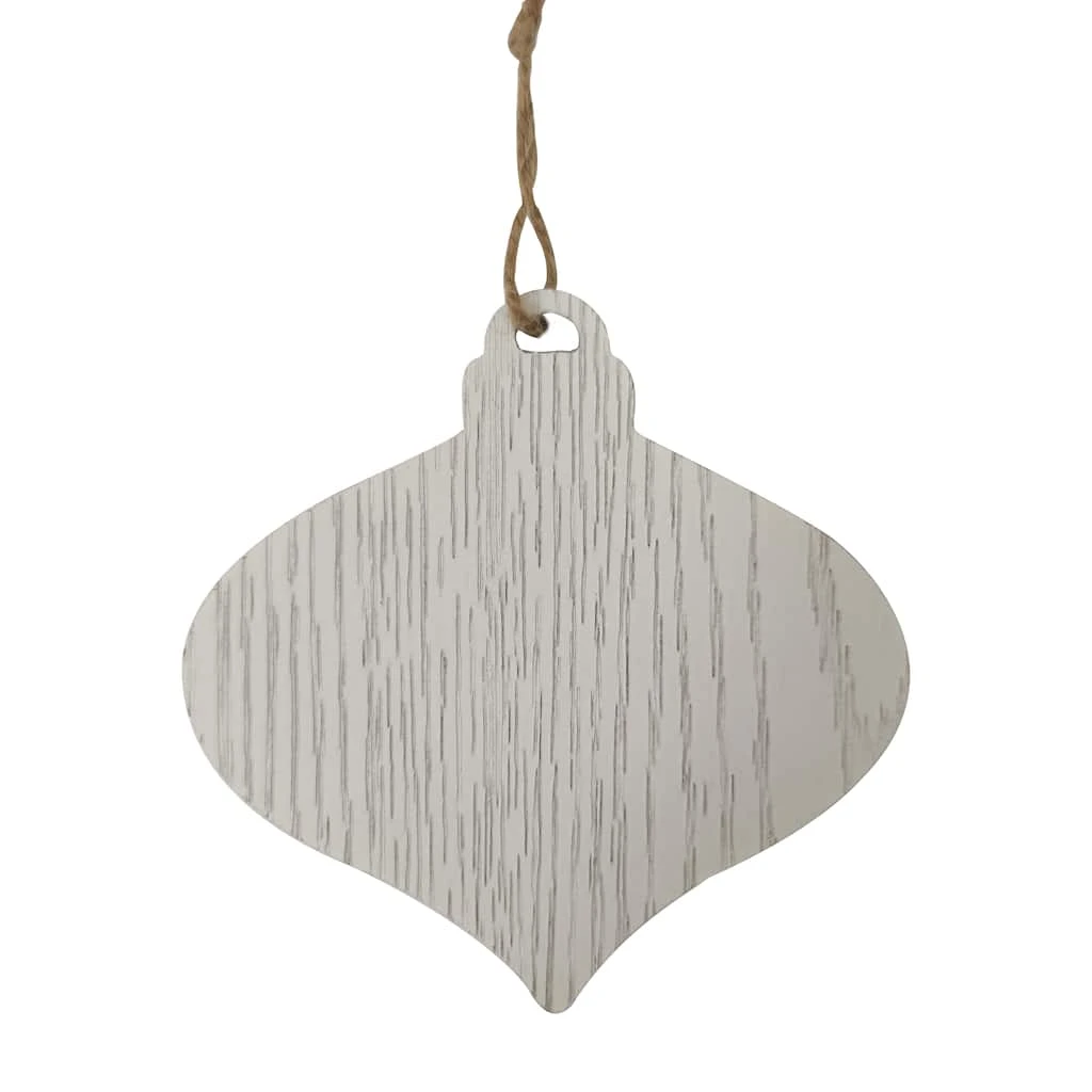 Outlet ✔️ 5" White Onion Bulb Ornament by Michaels ⌛ 3 Outlet ✔️ 5" White Onion Bulb Ornament by Michaels ⌛