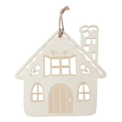 Deals 👏 5" DIY Unfinished Wood House Ornament by Michaels ❤️
