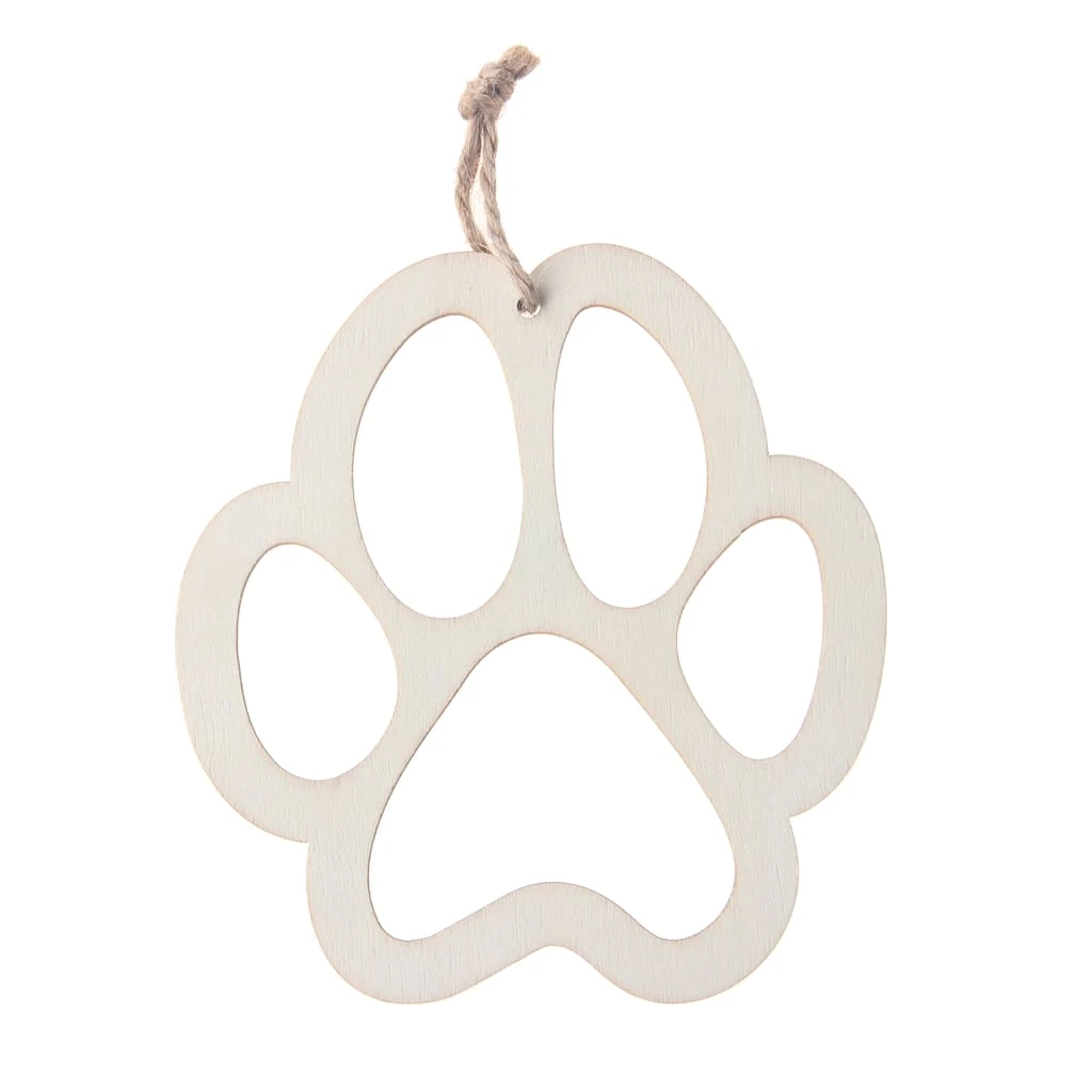 Wholesale ๐งจ 4" DIY Unfinished Wood Paw Ornament by Michaels ๐ 3 Wholesale ๐งจ 4" DIY Unfinished Wood Paw Ornament by Michaels ๐