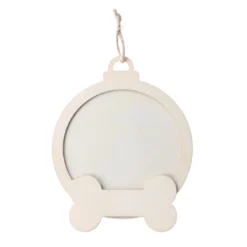 Best deal 💯 5" DIY Unfinished Wood Round Bone Ornament by Michaels 🔔