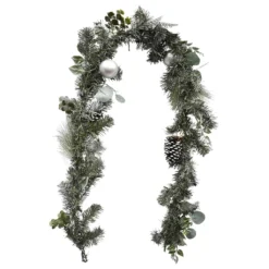 Best deal 👏 6ft. Silver Ornament Pine Garland by Ashland® ⌛ -Outlet Yuletide Joy Store 10674492 3