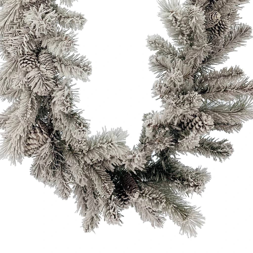 Deals 👏 6ft. Snow Flocked Balsam Fir Garland by Ashland® ⭐ 3 Deals 👏 6ft. Snow Flocked Balsam Fir Garland by Ashland® ⭐