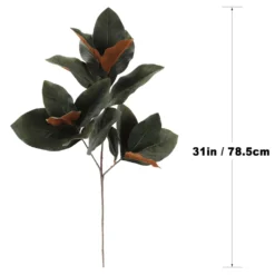 Deals 👍 Dark Green Magnolia Leaves Stem by Ashland® ⭐ -Outlet Yuletide Joy Store 10674564 4