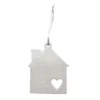 Cheapest ❤️ 4" Ceramic Heart House D.I.Y. Ornament by Michaels ⭐ -Outlet Yuletide Joy Store 10674599 1