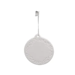 Cheap 🛒 3.5" Ceramic Wreath D.I.Y. Ornament by Michaels 😍