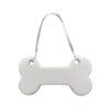 Best Sale 🛒 Christmas 4" White Ceramic Bone D.I.Y. Ornament by Michaels 😍 -Outlet Yuletide Joy Store 10674622 1