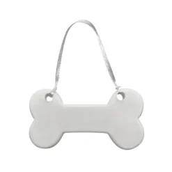 Best Sale 🛒 Christmas 4" White Ceramic Bone D.I.Y. Ornament by Michaels 😍