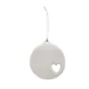 Discount ⌛ 4" DIY Unfinished Ceramic Round Heart Ornament by Michaels ⌛