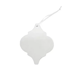 Buy ✨ 4" Unfinished Ceramic Tile Ornament by Michaels ❤️