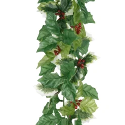 New 🥰 6ft. Holly Berry Chain Garland by Ashland® ✔️