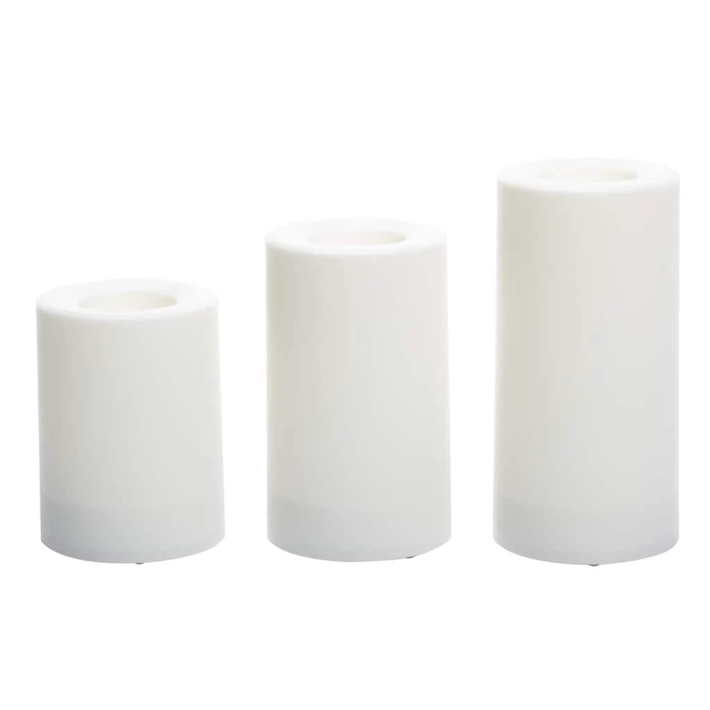 Brand new 🤩 6 Packs: 3 ct. (18 total) White LED Pillar Candles by Ashland® ✨ 3 Brand new 🤩 6 Packs: 3 ct. (18 total) White LED Pillar Candles by Ashland® ✨