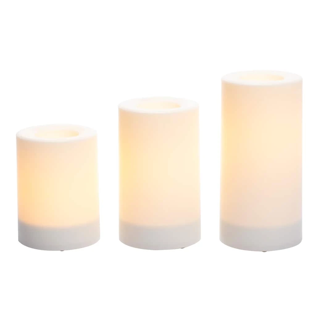 Top 10 ✔️ White 3-Pack LED Pillar Candles by Ashland® ❤️ 4 Top 10 ✔️ White 3-Pack LED Pillar Candles by Ashland® ❤️ - Image 2