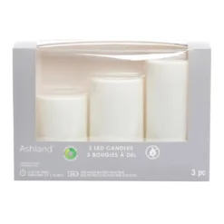 Top 10 ✔️ White 3-Pack LED Pillar Candles by Ashland® ❤️ 15 Top 10 ✔️ White 3-Pack LED Pillar Candles by Ashland® ❤️ -Outlet Yuletide Joy Store 10674909 6