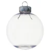 Top 10 😉 Christmas 4ct. 3.5" Clear Glass Ball Ornaments by Michaels ❤️