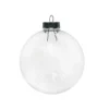 Coupon ⌛ Christmas 3" Clear Plastic Disc Ornament by Michaels 👏 -Outlet Yuletide Joy Store 10674948 1