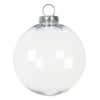 Cheapest 😉 Christmas 4.5" Clear Plastic Disc Ornament by Michaels 🎉