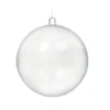 Buy ⌛ 4" Clear Plastic Ball Ornament by Michaels 🎁