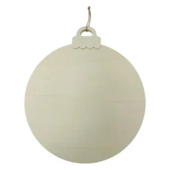 Best deal 😀 Christmas 18" Wood Round Ornament Wall Plaque by Michaels ✔️