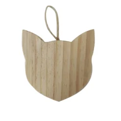 Promo ✨ 4" Unfinished Wood Cat Ornament by Michaels 🔥