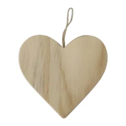 Flash Sale ⌛ 4" Unfinished Wood Heart Ornament by Michaels 💯