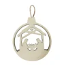 Discount ⭐ 4.5" Unfinished Wood Round Nativity Ornament by Michaels 🧨 -Outlet Yuletide Joy Store 10675018 1
