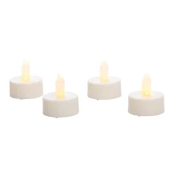Best Sale 😉 12 Packs: 4 ct. (48 total) Ivory LED Twist Flame Tealight Candles by Ashland® ⭐ -Outlet Yuletide Joy Store 10675024 4 1