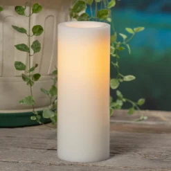 Cheapest 🌟 8 Pack: 4" x 10" LED Wax Pillar Candle by Ashland® 🎉 -Outlet Yuletide Joy Store 10675027 6 1