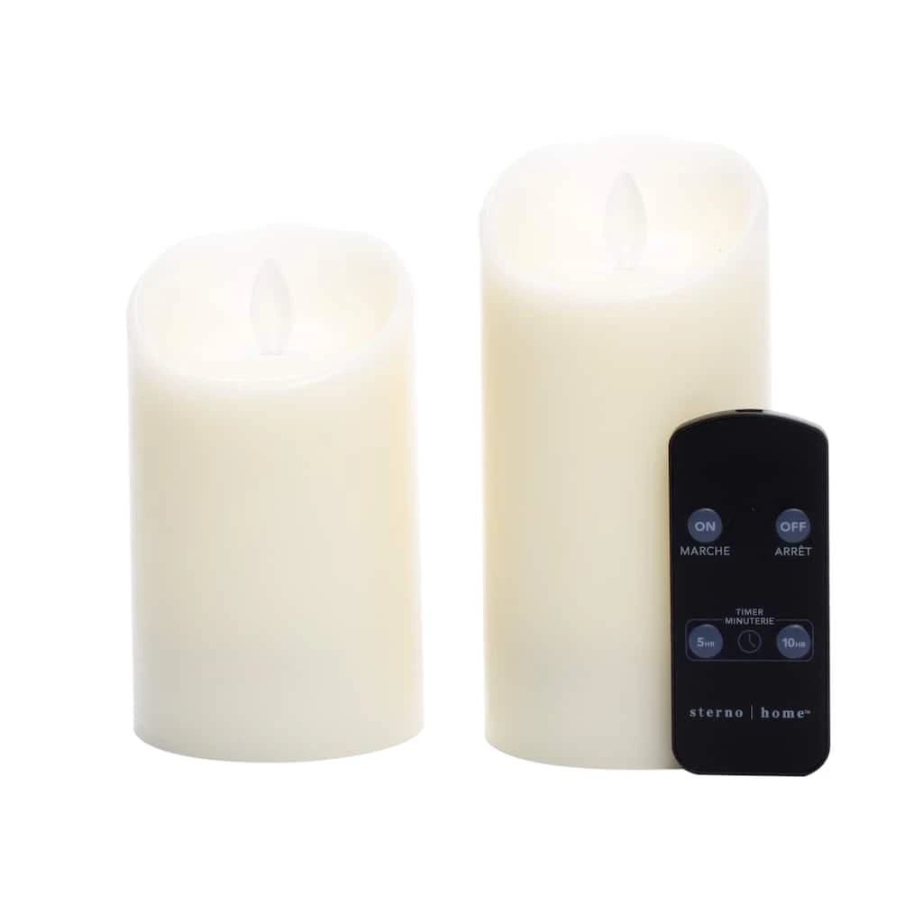 Best Pirce 😍 6 Packs: 2 ct. (12 total) Sterno Home™ Cream LED Wax Pillar Candles by Ashland ❤️ 3 Best Pirce 😍 6 Packs: 2 ct. (12 total) Sterno Home™ Cream LED Wax Pillar Candles by Ashland ❤️