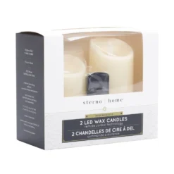 Cheap 😍 Sterno Home™ Cream LED Wax Pillar Candles, 2ct. by Ashland 💯 -Outlet Yuletide Joy Store 10675028 5