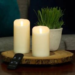 Cheap 😍 Sterno Home™ Cream LED Wax Pillar Candles, 2ct. by Ashland 💯 -Outlet Yuletide Joy Store 10675028 6