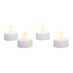 Flash Sale 🔔 White LED Twist Flame Tealight Candles, 4ct. by Ashland® ⭐ -Outlet Yuletide Joy Store 10675030 4