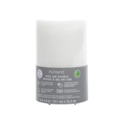 Outlet 🛒 4" x 6" LED Wax Pillar Candle by Ashland® ✔️ -Outlet Yuletide Joy Store 10675032 4