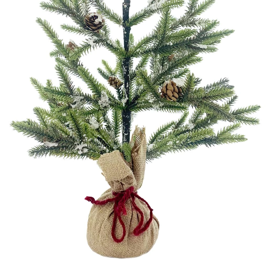 Discount 👏 24" Pine Tree with Pinecones & Snow in Burlap Bag by Ashland® ✨ 5 Discount 👏 24" Pine Tree with Pinecones & Snow in Burlap Bag by Ashland® ✨ - Image 3