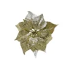 Deals 🛒 Gold Glitter Poinsettia Clip by Ashland® ⌛