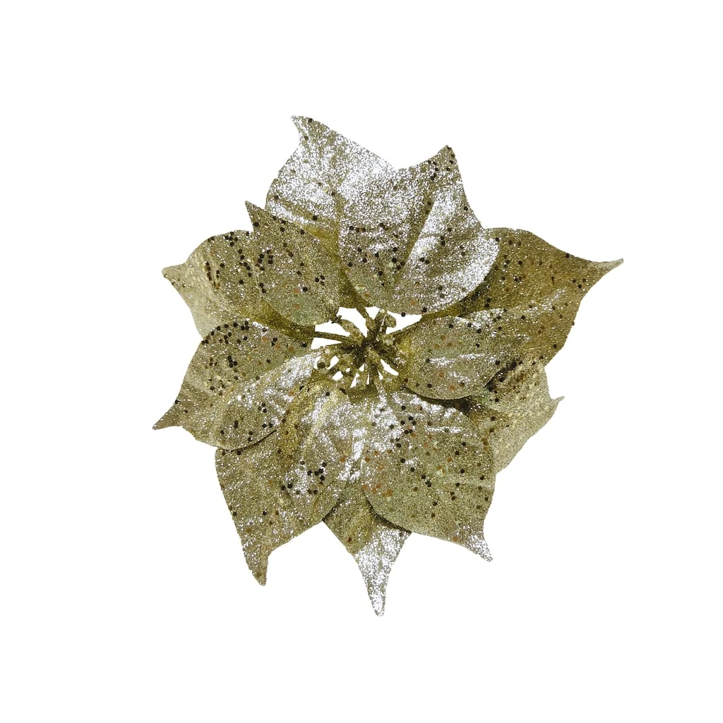 Deals π Gold Glitter Poinsettia Clip by Ashland® β 3 Deals π Gold Glitter Poinsettia Clip by Ashland® β