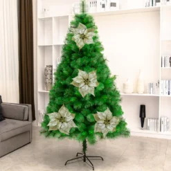 Deals π Gold Glitter Poinsettia Clip by Ashland® β 7 Deals π Gold Glitter Poinsettia Clip by Ashland® β -Outlet Yuletide Joy Store 10675744 3