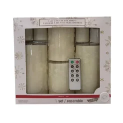 Wholesale 🌟 White Snowflake LED Candle Set by Ashland® 🔔 -Outlet Yuletide Joy Store 10675802 4