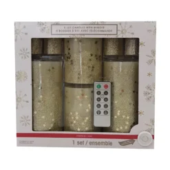 Top 10 🥰 Glitter & Star LED Candle Set by Ashland® ⌛ -Outlet Yuletide Joy Store 10675804 4