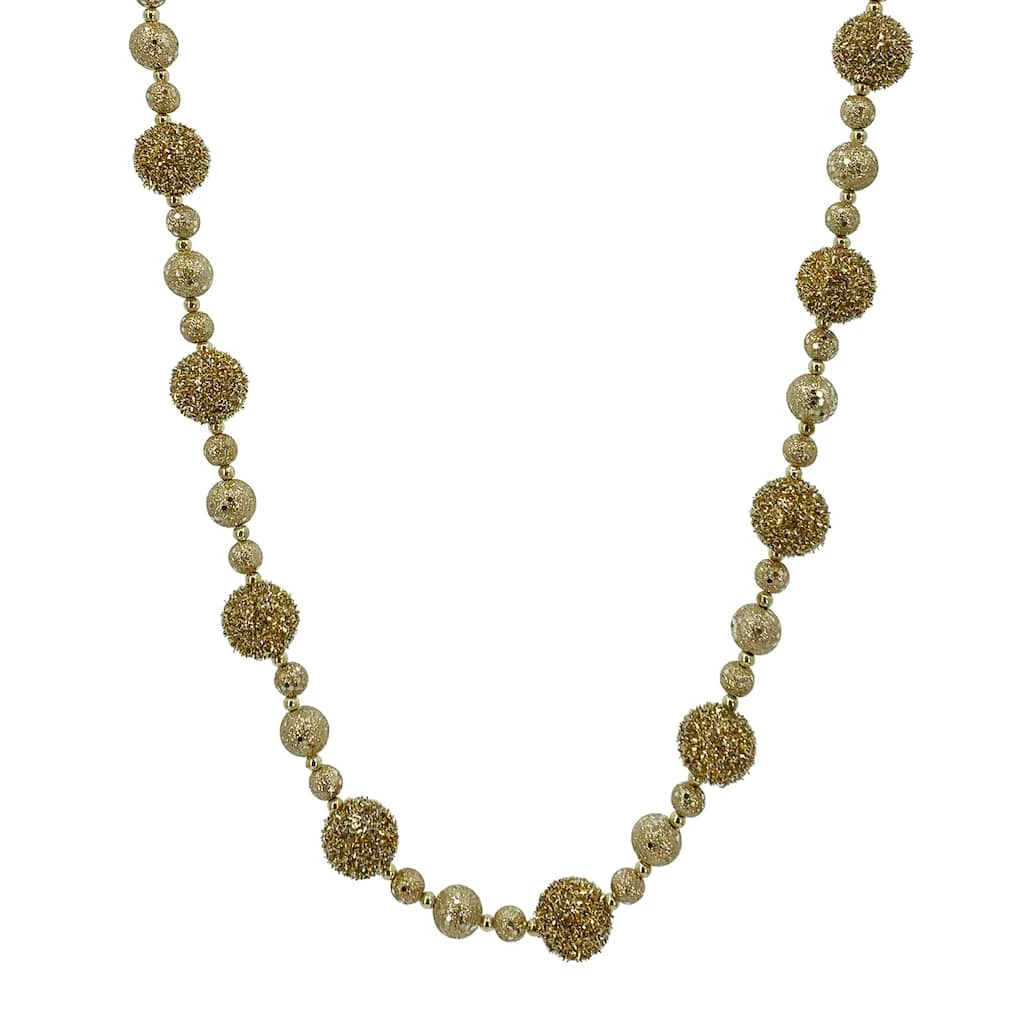 Outlet 😍 6ft. Gold Glitter Ball Garland by Ashland® 👏 3 Outlet 😍 6ft. Gold Glitter Ball Garland by Ashland® 👏