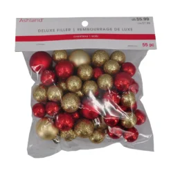 Buy ✔️ Glittery Red & Gold Decorative Ball Filler by Ashland® 🧨 -Outlet Yuletide Joy Store 10675966 2