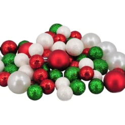 Best Sale ❤️ Glittery Green, White & Red Decorative Ball Filler by Ashland® 🎉