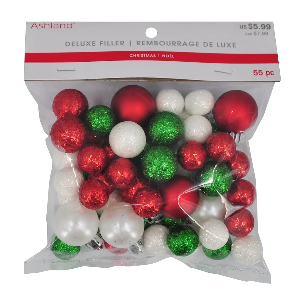 Best Sale ❤️ Glittery Green, White & Red Decorative Ball Filler by Ashland® 🎉 4 Best Sale ❤️ Glittery Green, White & Red Decorative Ball Filler by Ashland® 🎉 - Image 2
